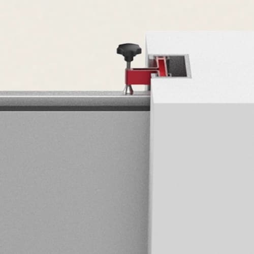 Abbildung Montageart Bündig