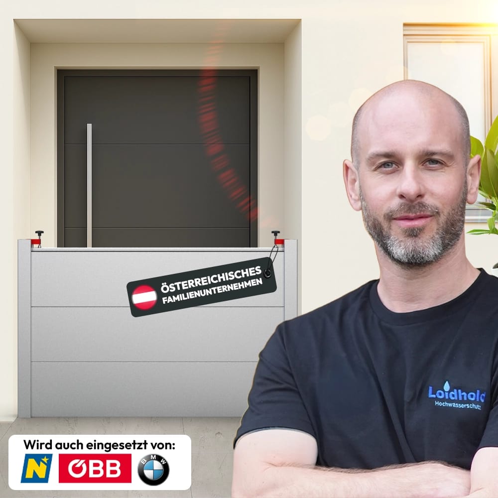 Loidhold Hochwasserschutz Dammbalkensystem